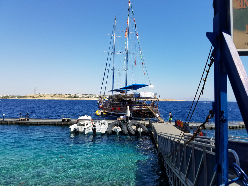Passengers board the Sina Dream for a trip to the Red Sea for scuba diving and snorkeling.Allison Keyes/The Root